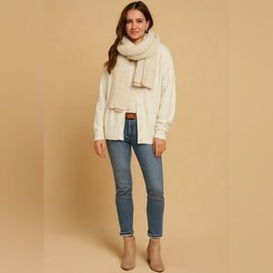 Caroll Reed Cream Cardigan Ladies